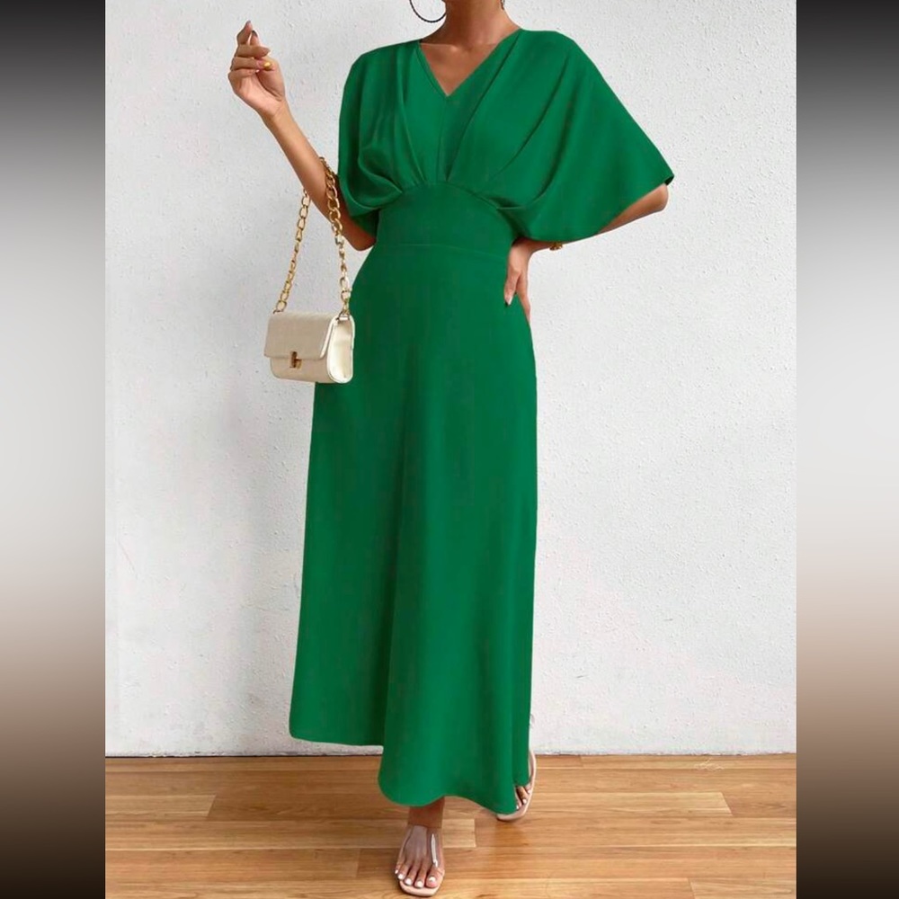 Boho batwing sleeve A line dress - Picture 6 of 6